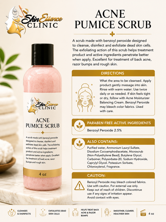 Pink Pumice Scrub / Acne Pumice Scrub