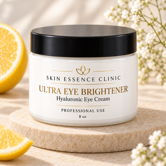 Skin Essence Clinic Ultra Eye Brightener — professional 8 oz bulk jar packaging mockup